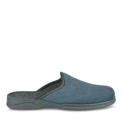 Chaussons Confort MARINE Homme Motif Uni A Enfiler