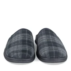 Chaussons Confort MARINE Homme Motif Uni A Enfiler