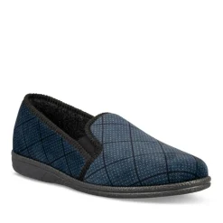 Chaussons Confort MARINE Homme Motif Uni