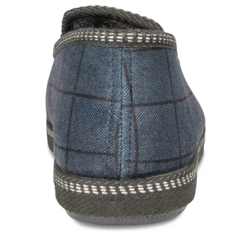 Chaussons Confort MARINE Homme Motif Uni