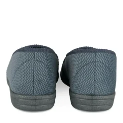 Chaussons Confort MARINE Homme Motif Uni A Enfiler