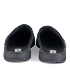 Chaussons Confort MARINE Homme Motif Uni A Enfiler