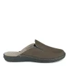 Chaussons Confort MARRON Homme Motif Uni A Enfiler
