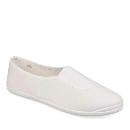 Chaussons De Gym BLANC Femme A Enfiler