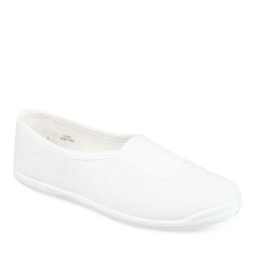 Chaussons De Gym BLANC Fille A Enfiler