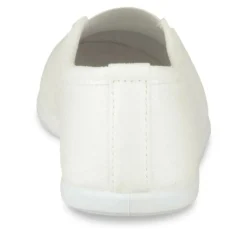 Chaussons De Gym BLANC Fille Motif Uni A Enfiler