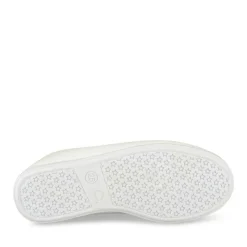 Chaussons De Gym BLANC Fille Motif Uni A Enfiler