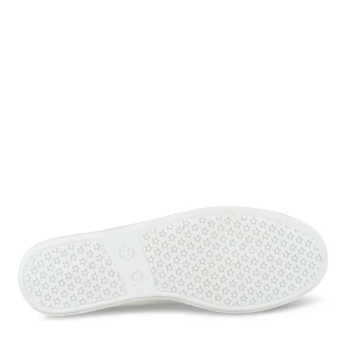 Chaussons De Gym BLANC Fille Motif Uni A Enfiler