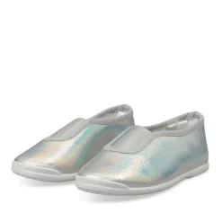 Chaussons De Gym BLEU Fille Motif Iridescent A Enfiler