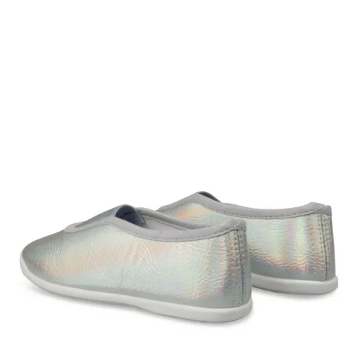 Chaussons De Gym BLEU Fille Motif Iridescent A Enfiler