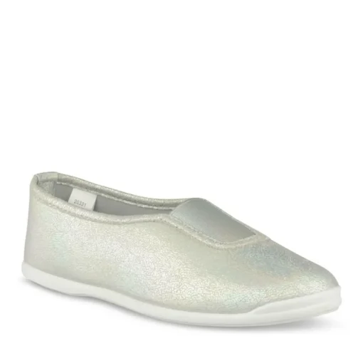 Chaussons De Gym BLEU Fille Motif Uni A Enfiler