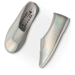 Chaussons De Gym BLEU Fille Motif Iridescent A Enfiler