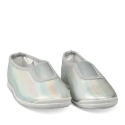 Chaussons De Gym BLEU Fille Motif Iridescent A Enfiler