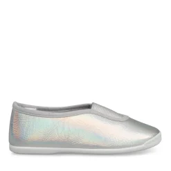 Chaussons De Gym BLEU Fille Motif Iridescent A Enfiler
