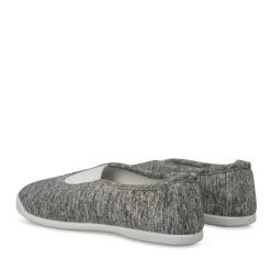 Chaussons De Gym GRIS Garçon Motif Uni A Enfiler