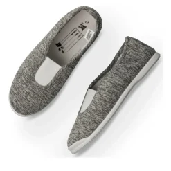 Chaussons De Gym GRIS Garçon Motif Uni A Enfiler