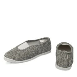 Chaussons De Gym GRIS Garçon Motif Uni A Enfiler