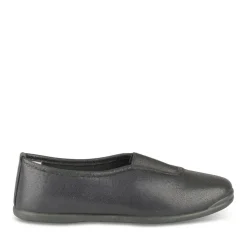 Chaussons De Gym NOIR Fille Motif Uni A Enfiler
