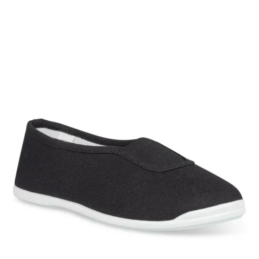 Chaussons De Gym NOIR Garçon Motif Uni Elastique