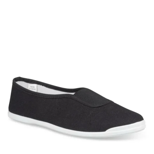 Chaussons De Gym NOIR Garçon Motif Uni Elastique