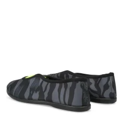 Chaussons De Gym NOIR Garçon Motif Camouflage A Enfiler