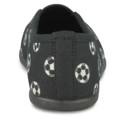 Chaussons De Gym NOIR Garçon Motif Uni A Enfiler