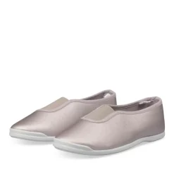 Chaussons De Gym ROSE Fille Motif Paillettes A Enfiler