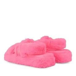 Chaussons FUSCHIA Femme Motif Uni Elastique