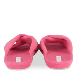 Chaussons FUSCHIA Femme Motif Uni A Enfiler