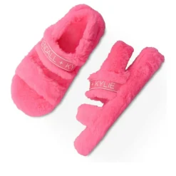 Chaussons FUSCHIA Femme Motif Uni Elastique