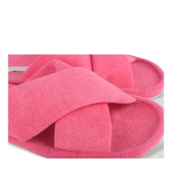 Chaussons FUSCHIA Femme Motif Uni A Enfiler