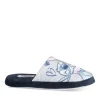 Chaussons GRIS Femme Motif Multicolore A Enfiler