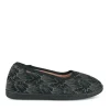 Chaussons GRIS Femme Motif Uni A Enfiler