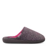 Chaussons GRIS Femme Motif A Pois A Enfiler