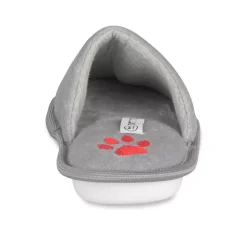 Chaussons GRIS Femme Motif Uni