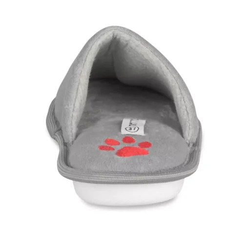 Chaussons GRIS Femme Motif Uni