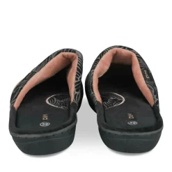 Chaussons GRIS Femme Motif Uni A Enfiler