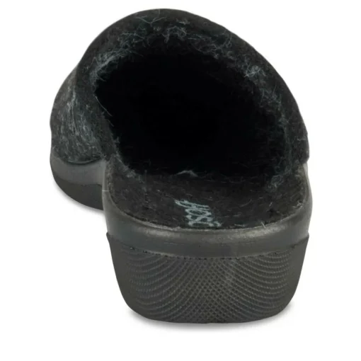 Chaussons GRIS Femme Motif Uni A Enfiler
