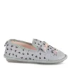 Chaussons GRIS Fille Motif Animal A Enfiler