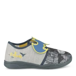 Chaussons GRIS Garçon Motif Uni Elastique