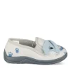 Chaussons GRIS Garçon Motif Uni A Enfiler