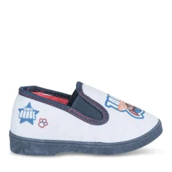 Chaussons GRIS Garçon Motif Animal A Enfiler