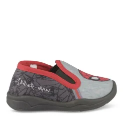 Chaussons GRIS Garçon Motif Uni A Enfiler