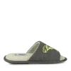 Chaussons GRIS Garçon Motif Dinosaure A Enfiler