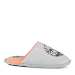 Chaussons GRIS Garçon Motif Uni A Enfiler