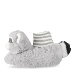 Chaussons GRIS Garçon Motif Animal A Enfiler