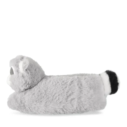 Chaussons GRIS Garçon Motif Animal A Enfiler