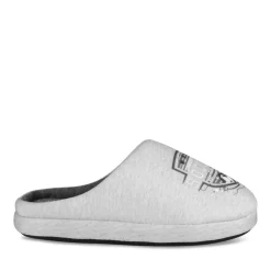 Chaussons GRIS Garçon Motif Uni A Enfiler