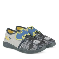 Chaussons GRIS Garçon Motif Uni Elastique