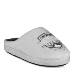 Chaussons GRIS Garçon Motif Uni A Enfiler